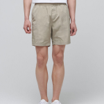 Bright Nylon Easy Shorts_6.5 Inch [Beige]