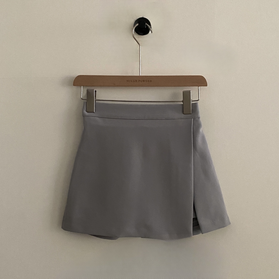 Мини-юбка с запахом A-силуэта