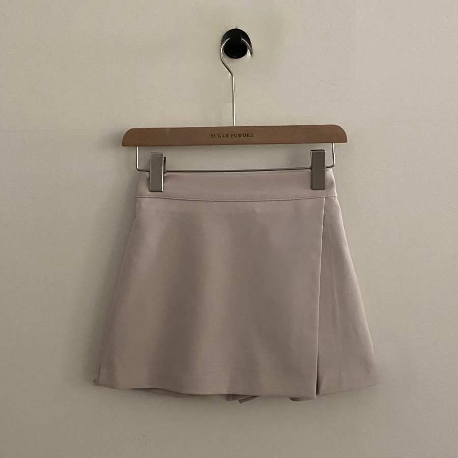 Мини-юбка с запахом A-силуэта