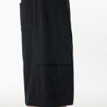 One-Tuck Cargo Bermuda Sweat Pants [Black]