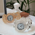 Round Lace Cubic Bracelet Watch — женские наручные часы-браслет с ажурным дизайном и кристаллами