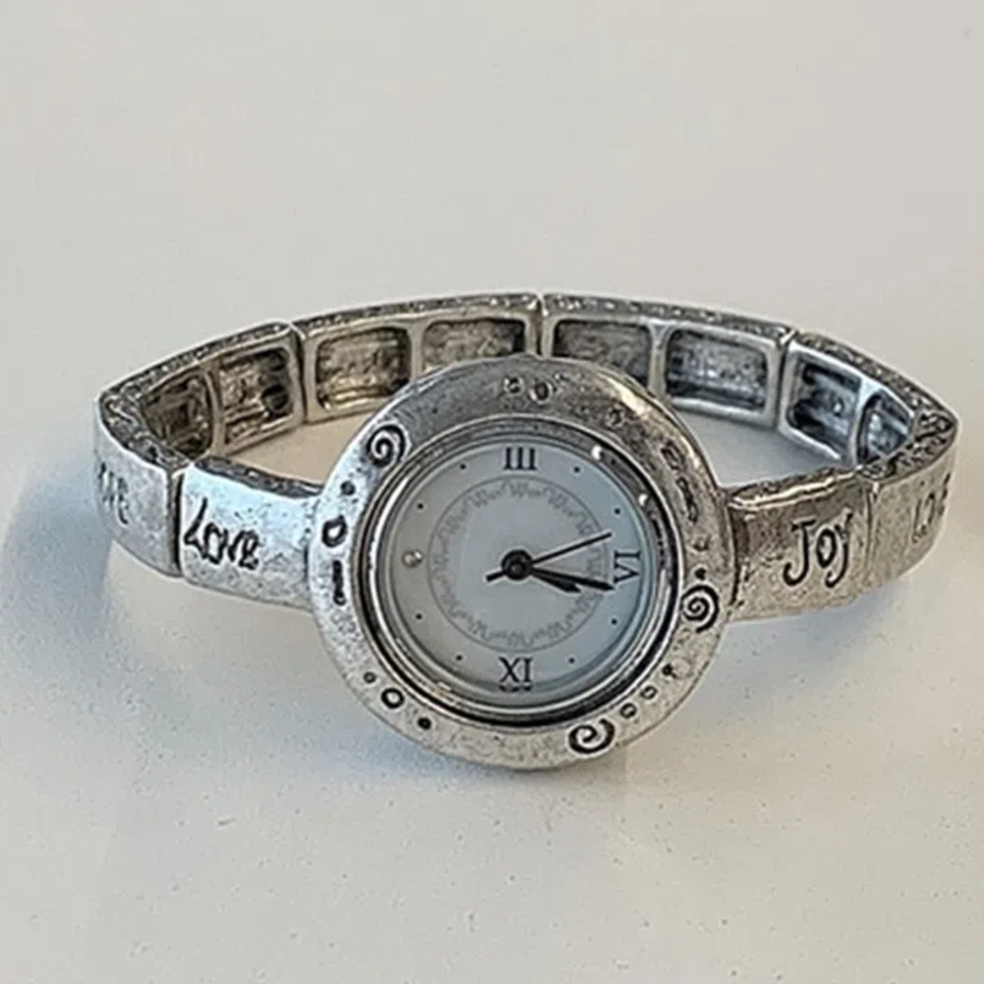 Vintage Bold Metal Band Women’s Bracelet Watch — женские наручные часы с необычным винтажным дизайном и широким металлическим браслетом