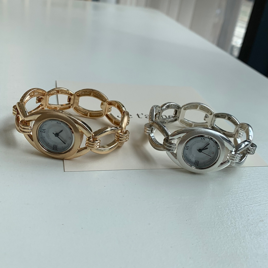 Simple Bold Matte Metal Analog Women’s Bracelet Watch — женские наручные часы с матовым металлическим браслетом и минималистичным дизайном