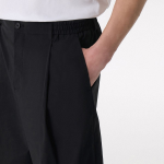 SOLOTEX One-Tuck Wide Comfort Banding Shorts [Black]