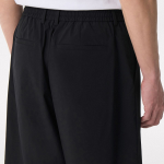 SOLOTEX One-Tuck Wide Comfort Banding Shorts [Black]