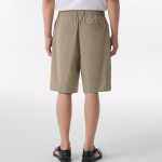 SOLOTEX One-Tuck Wide Comfort Banding Shorts [Dusty Beige]