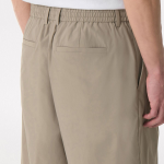 SOLOTEX One-Tuck Wide Comfort Banding Shorts [Dusty Beige]