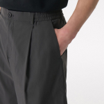 SOLOTEX One-Tuck Wide Comfort Banding Shorts [Gray]