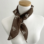 Teenage Vintage Bohemian Embroidered Lace Hair Bandana Triangle Scarf — винтажный бохо платок с вышивкой и кружевом