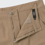 Canvas Double Knee Carpenter Bermuda Pants [Beige]