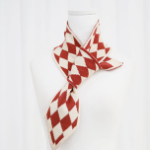 Argyle Knit Petit Muffler — вязаный мини-шарф с аргайл-узором