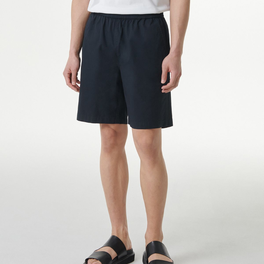 Cotton Banding Shorts [Navy]