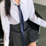 Slimmy Long Solid Manual Necktie — удлинённый однотонный неформальный галстук