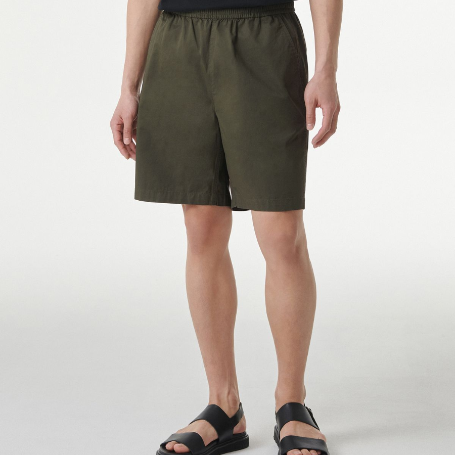 Cotton Banding Shorts [Khaki]