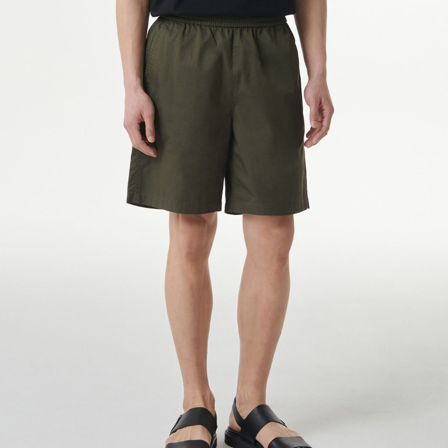 Cotton Banding Shorts [Khaki]