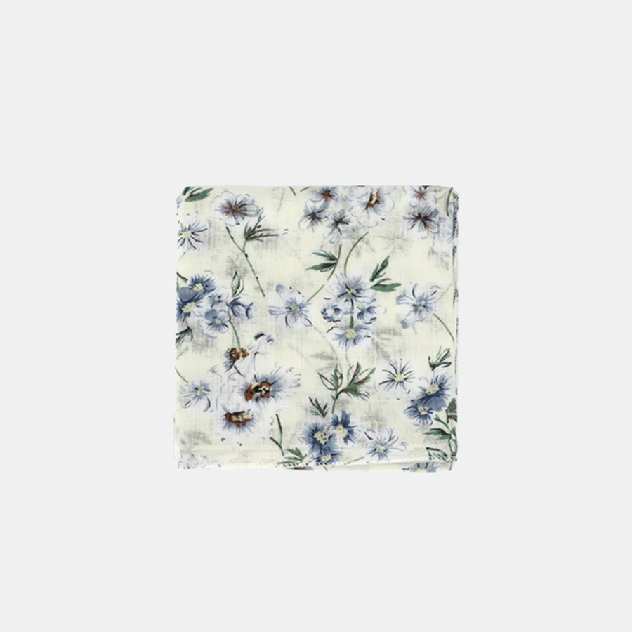 L’Cate Women’s Flower Cotton Handkerchief — женский хлопковый платок с цветочным узором для шеи и головы