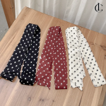 Elcate Women’s Chiffon Silk Long Scarf Thin Long Tie Dot Scarf Twilly Scarf — женский длинный шифоновый шарф из шёлка с тонким дизайном и гороховым принтом