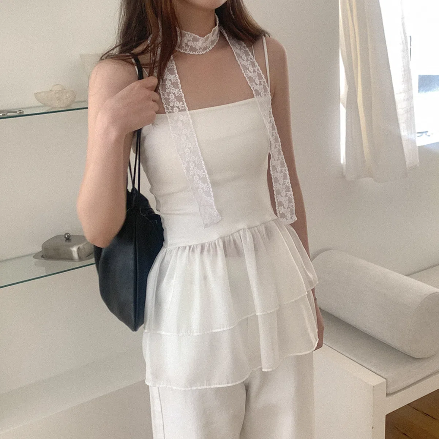 Shuala Lace Muffler — женский кружевной шарф-мaффлер