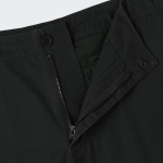 Cotton Herringbone Cargo Shorts [Black]