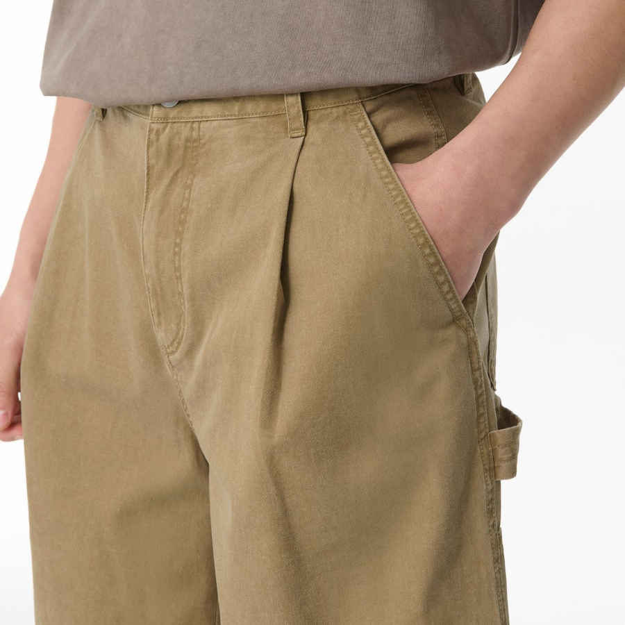 Pigment Carpenter Bermuda Pants [Beige]