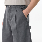 Pigment Carpenter Bermuda Pants [Charcoal Gray]