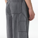 Pigment Carpenter Bermuda Pants [Charcoal Gray]
