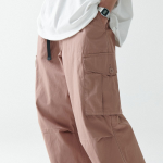 City Leisure Wide Belted Cargo Pants [Desert Pink]