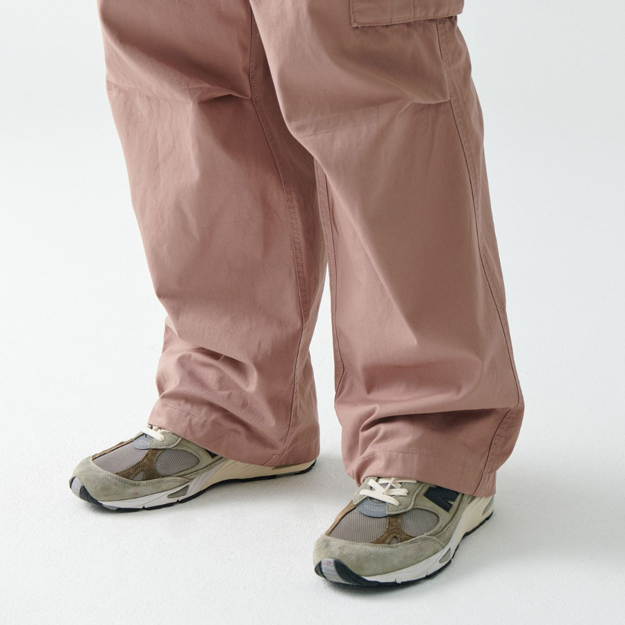City Leisure Wide Belted Cargo Pants [Desert Pink]