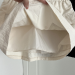 Мини-юбка карго из шуршащего нейлона с поясом на шнурке