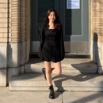 Плиссированная мини-юбка A-силуэта