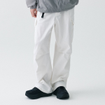 City Leisure Wide Belted Cargo Pants [White]