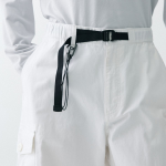 City Leisure Wide Belted Cargo Pants [White]