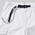 City Leisure Wide Belted Cargo Pants [White]