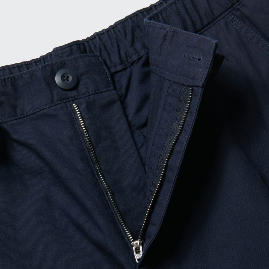 City Leisure Wide Belted Cargo Pants [Navy]