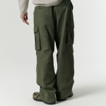 City Leisure Wide Belted Cargo Pants [Khaki]