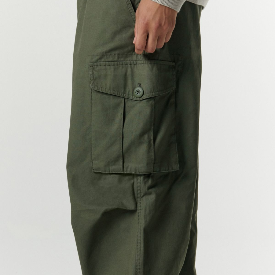 City Leisure Wide Belted Cargo Pants [Khaki]