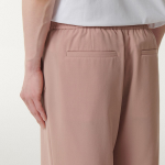 Linen-Like One Tuck Wide Banding Pants [Desert Pink]