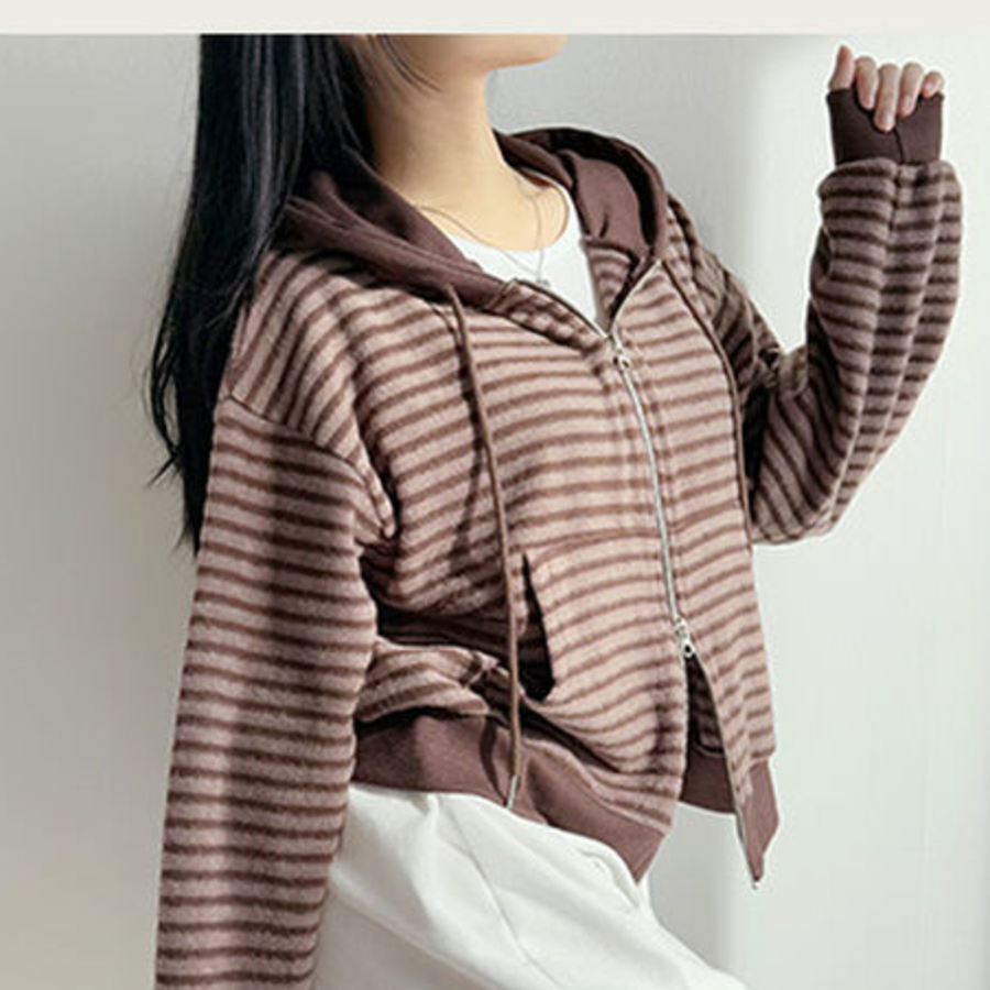 Weekend – толстовка-zip на молнии с капюшоном и начёсом