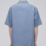 Musinsa Standard Open Collar Short Sleeve Shirt – Blue