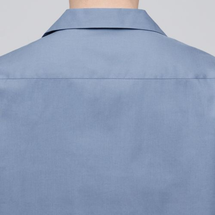 Musinsa Standard Open Collar Short Sleeve Shirt – Blue