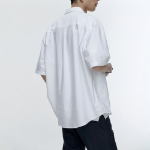 Musinsa Standard Oversized Oxford Short Sleeve Shirt – White
