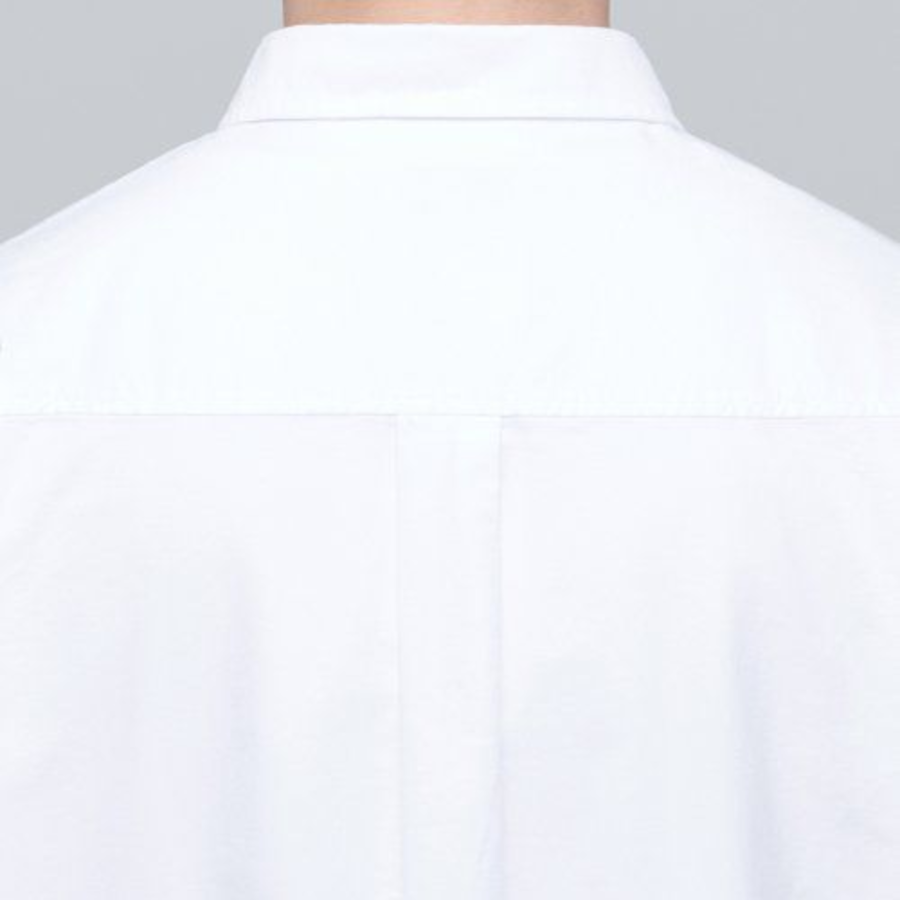 Musinsa Standard Oversized Oxford Short Sleeve Shirt – White