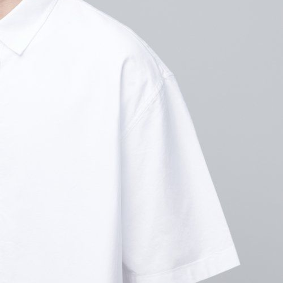 Musinsa Standard Oversized Oxford Short Sleeve Shirt – White