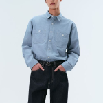 Musinsa Standard Chambray Work Shirt – Light Blue
