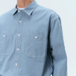 Musinsa Standard Chambray Work Shirt – Light Blue