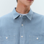 Musinsa Standard Chambray Work Shirt – Light Blue