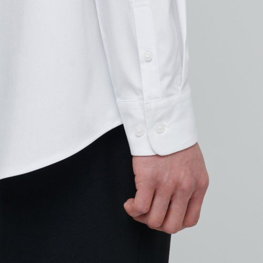 Musinsa Standard Wrinkle-Free Dress Shirt – White