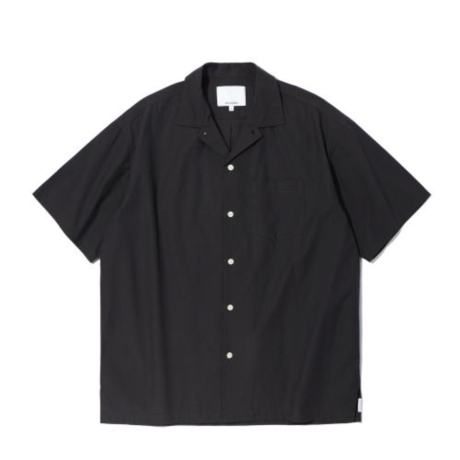 Sounds Life Cotton Open Collar Shirt – Charcoal
