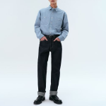 Musinsa Standard Chambray Short Sleeve Work Shirt – Light Blue