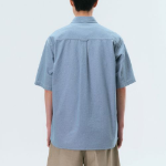 Musinsa Standard Chambray Short Sleeve Work Shirt – Light Blue